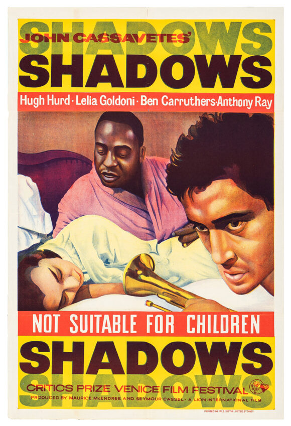 SHADOWS (1961) Australian one sheet poster