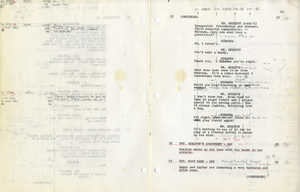 Thomas McGuane (screenwriter, director) 92 IN THE SHADE [NINETY TWO IN THE SHADE] (1974) Archive of 2 film scripts