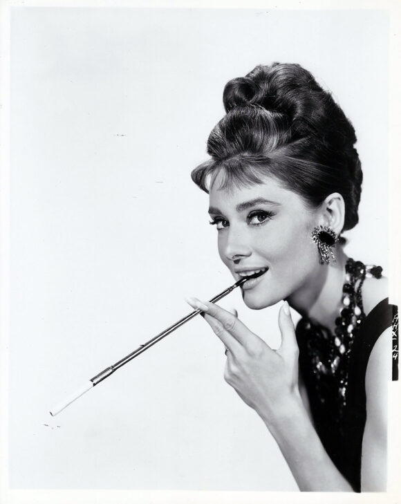 AUDREY HEPBURN | BREAKFAST AT TIFFFANY'S (1961) Portrait with cigarette holder