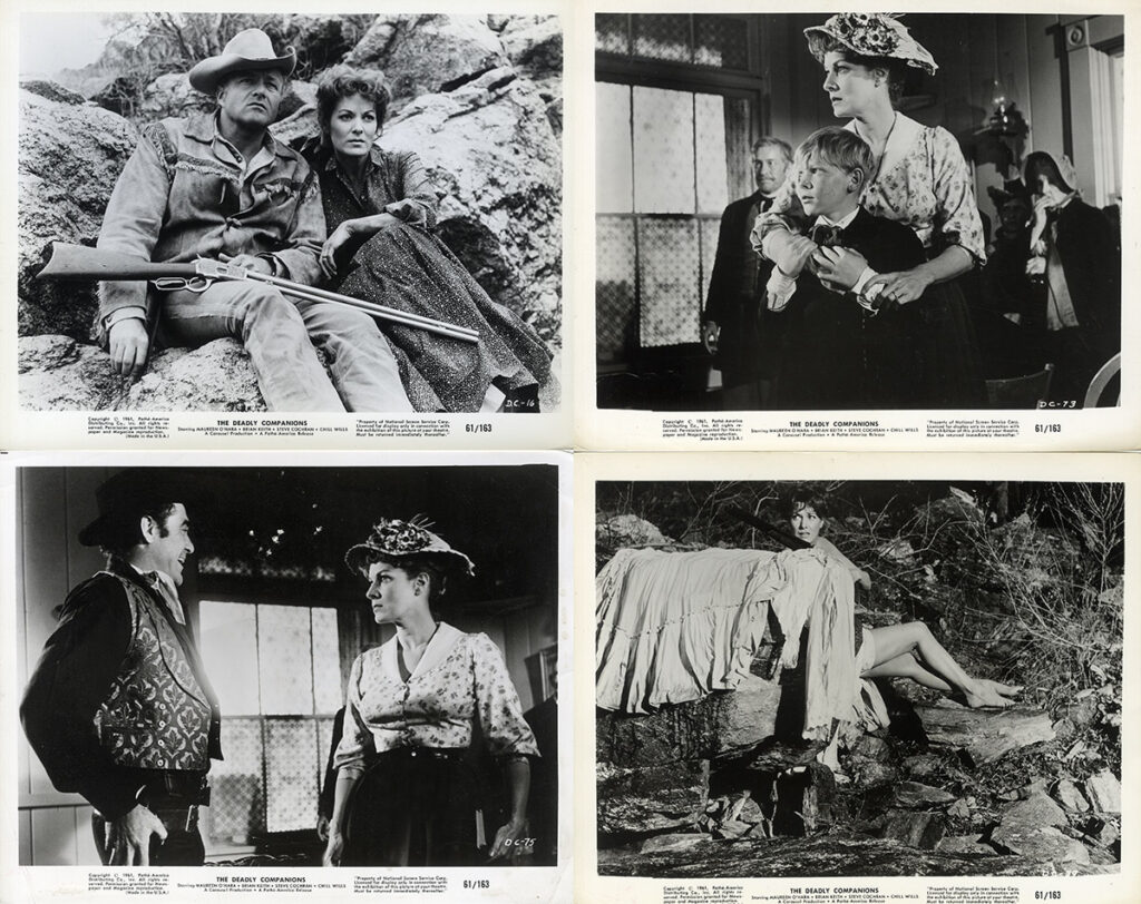 DEADLY COMPANIONS (1961) Set of 12 photos