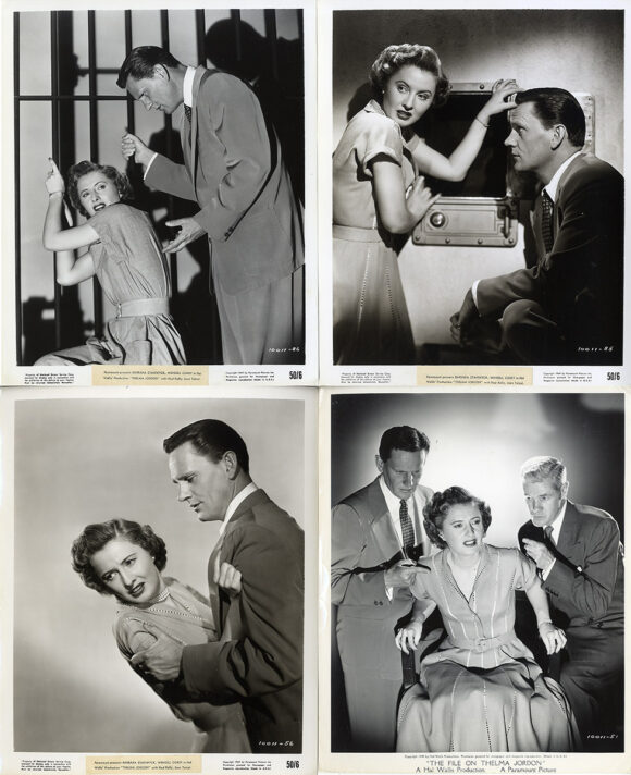 THE FILE ON THELMA JORDON (1949) Set of 11 photos