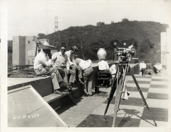 RAOUL WALSH DIRECTS | THE WANDERER (1925) BTS photo