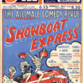 SHOWBOAT EXPRESS (ca. 1950) Empire Theatre all male comedy revue UK poster