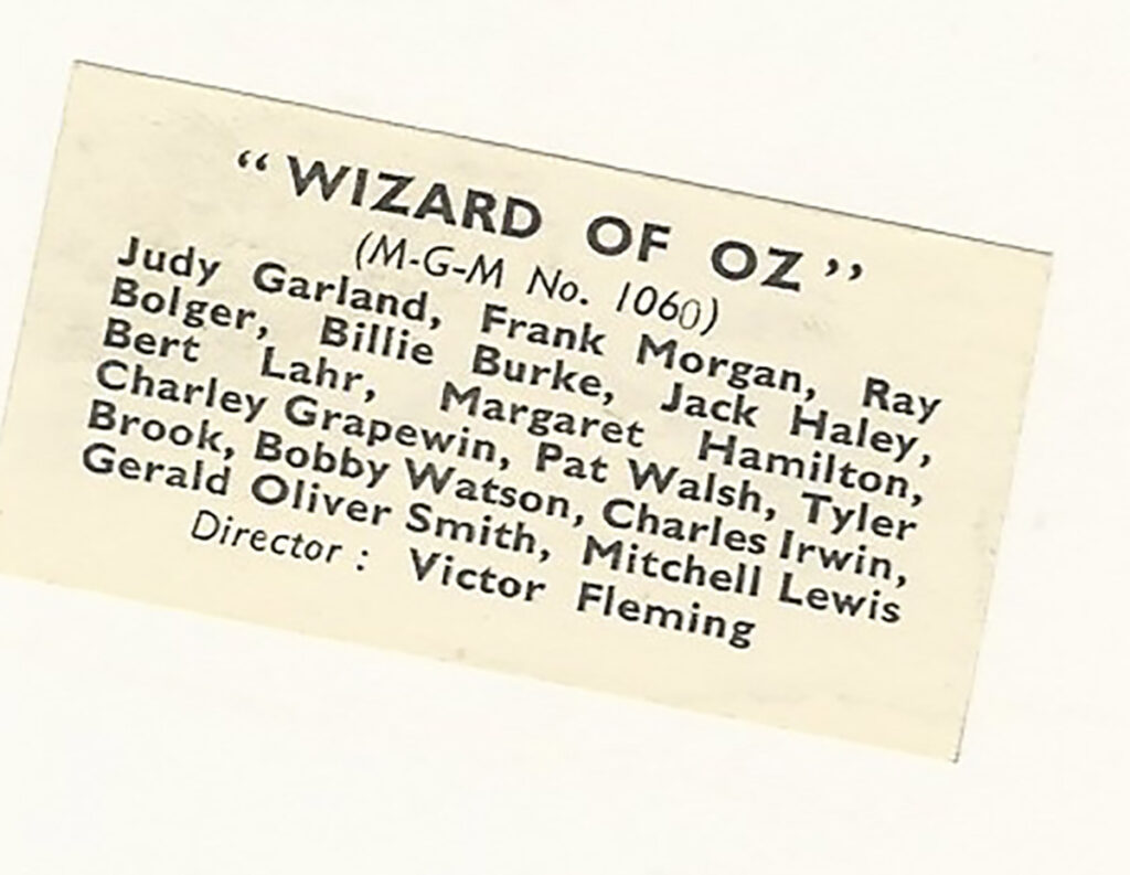 WIZARD OF OZ, THE (1939) Dorothy meets Glinda and the Munchkins