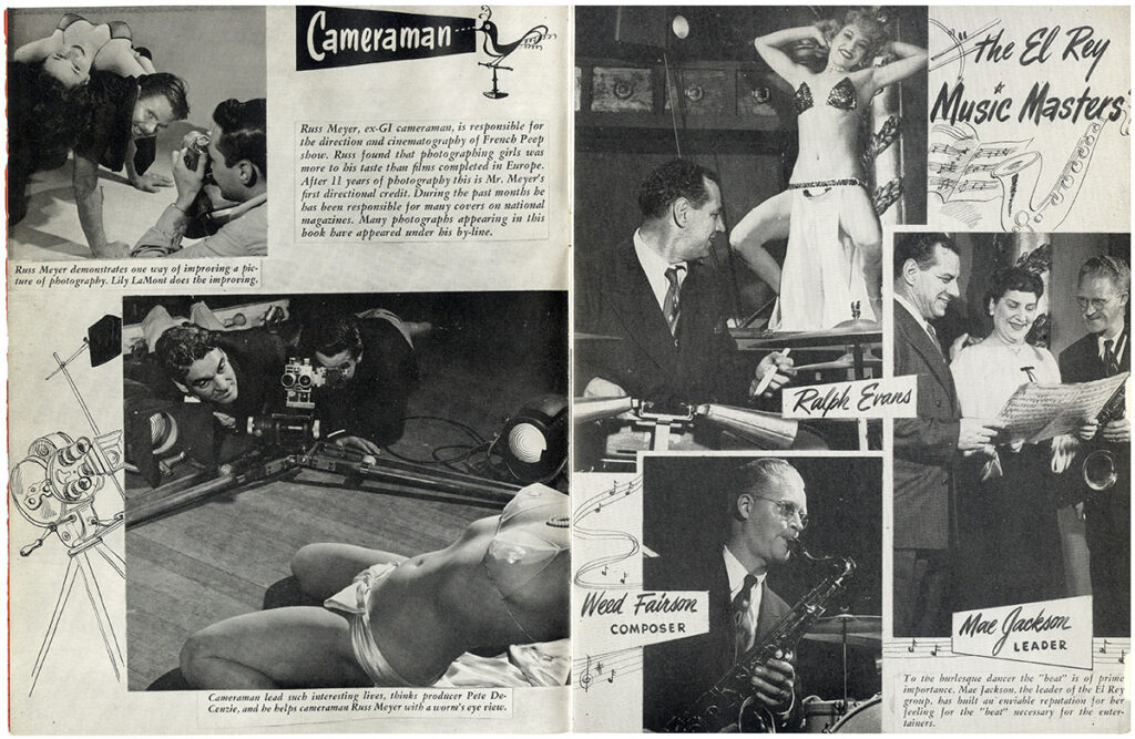 Russ Meyer (director) FRENCH PEEP SHOW (1952) Program - Image 3