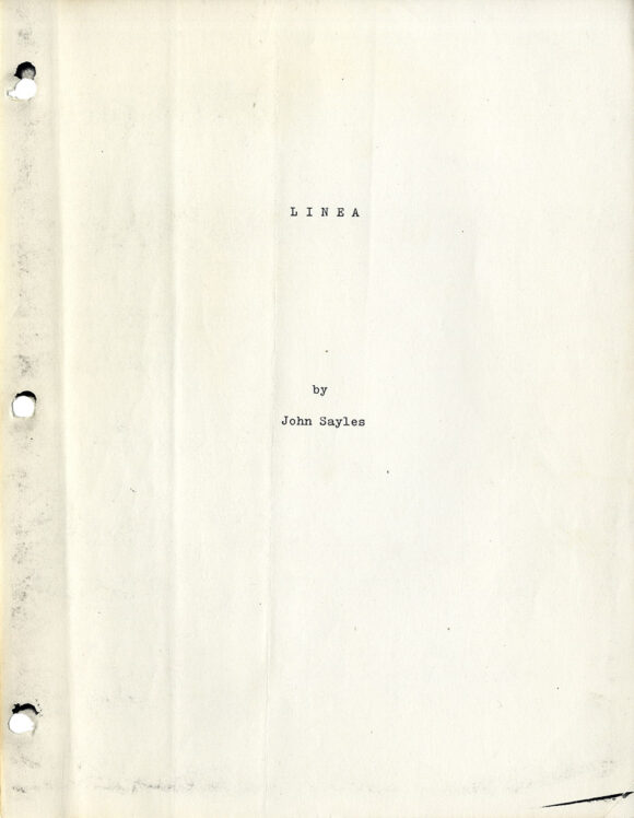 John Sayles (director, screenwriter) LIANNA (ca. 1983) Film script by John Sayles - Image 2