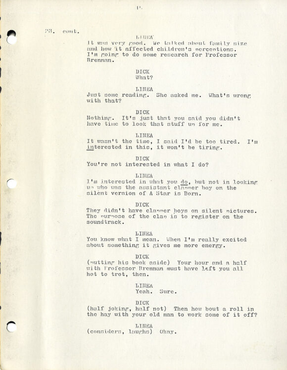 John Sayles (director, screenwriter) LIANNA (ca. 1983) Film script by John Sayles - Image 3