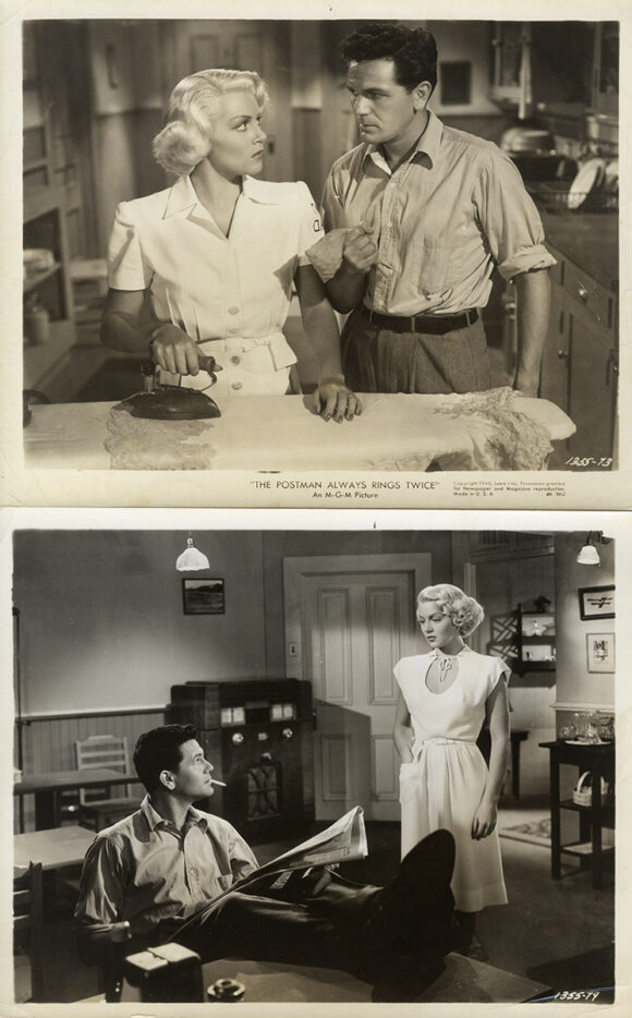 James Cain (source) THE POSTMAN ALWAYS RINGS TWICE (1946) Set of 5 photos - Image 3