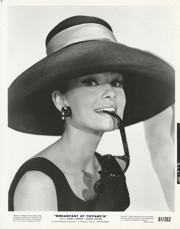 AUDREY HEPBURN MODELING HAT | BREAKFAST AT TIFFANY'S (1961) Portrait by Bud Fraker