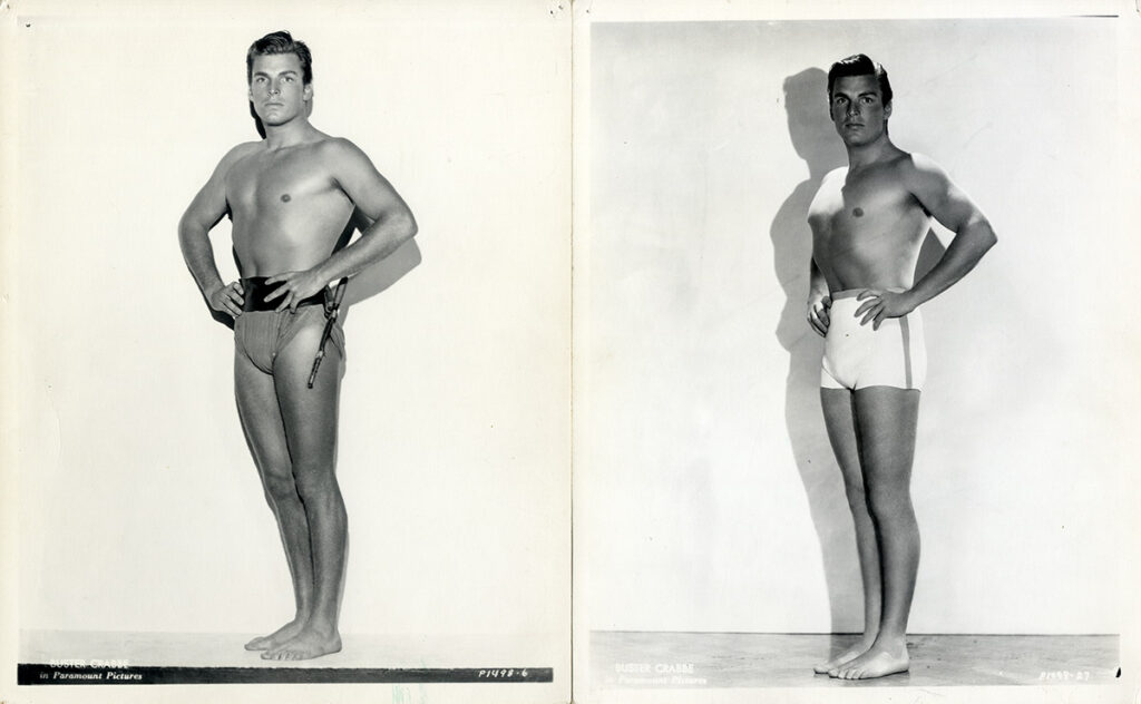 BUSTER CRABBE | KING OF THE JUNGLE (1933) Set of 5 beefcake publicity portraits - Image 3