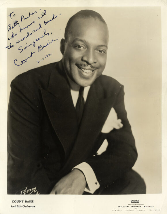 COUNT BASIE (1942) Autographed portrait