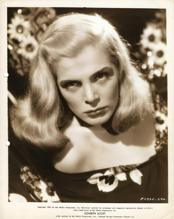 LIZABETH SCOTT (1947) Moody portrait