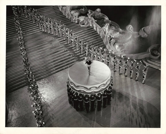 ROSALIE (1937) Photo of mammoth production number with Eleanor Powell