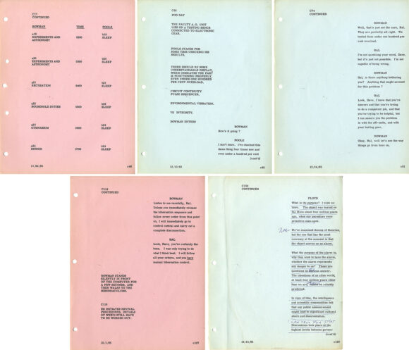 2001: A SPACE ODYSSEY (1965) Screenplay by Stanley Kubrick, Arthur C. Clarke - Image 5