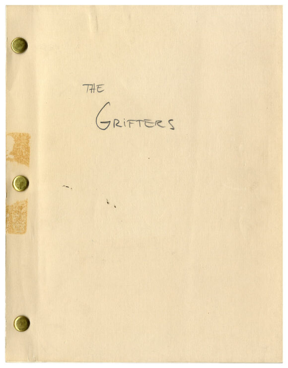 Jim Thompson (source), Donald Westlake (screenwriter) THE GRIFTERS (1989) Film script