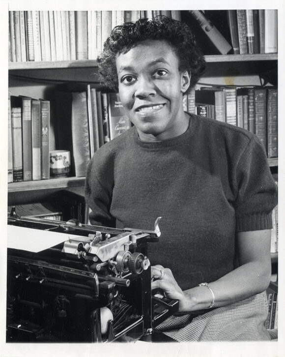 GWENDOLYN BROOKS (1950, 1984) Set of 2 photos