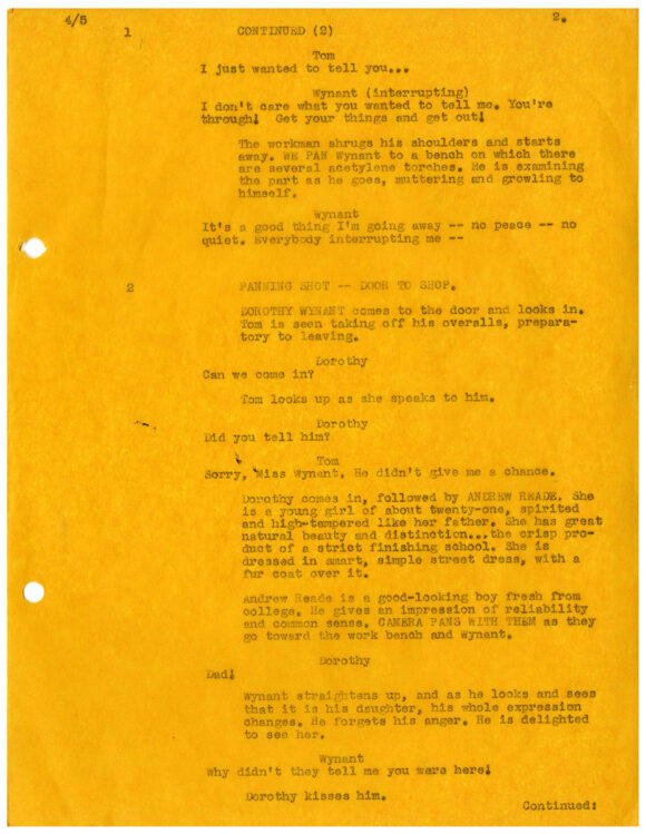 Dashiell Hammett (source) THE THIN MAN (Mar 19, 1934) Film script - Image 3