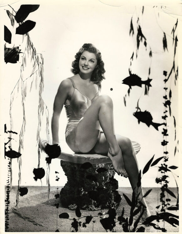 ESTHER WILLIAMS ON AQUATIC SET | BATHING BEAUTY (1943) Oversized photo by Eric Carpenter