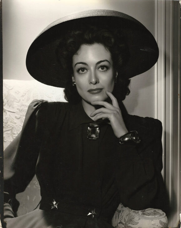 JOAN CRAWFORD WEARING HAT (1941) Oversized photo by George Hurrell