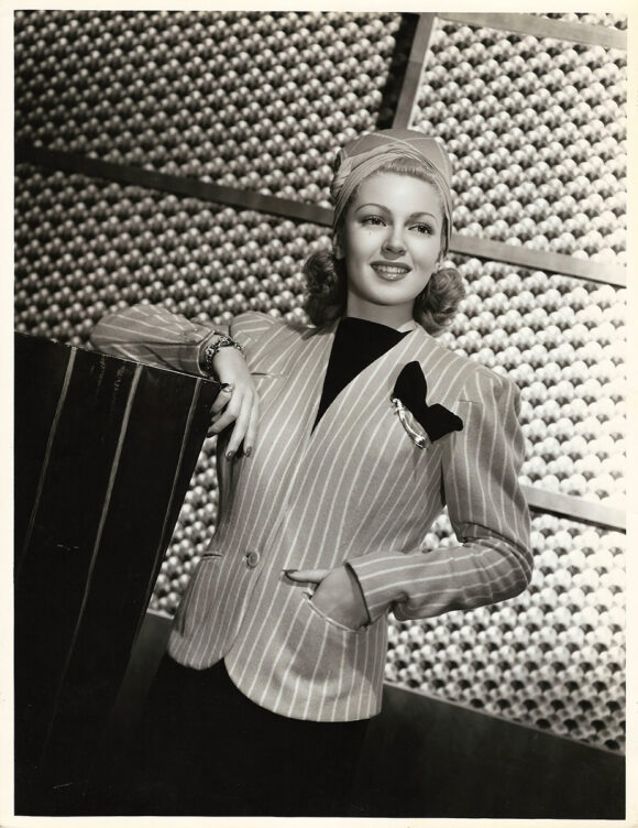 LANA TURNER MODELS SUIT (1940) Oversized photo by Eric Carpenter