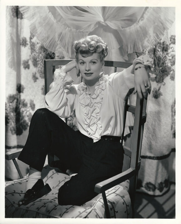 LUCILLE BALL (1943) Casual portrait