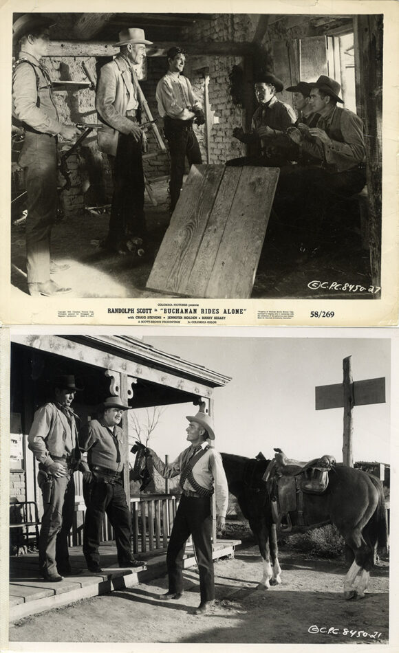 Budd Boetticher (director) BUCHANAN RIDES ALONE (1958) Set of 9 photos - Image 2