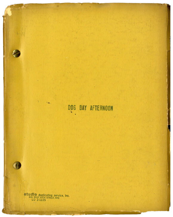 DOG DAY AFTERNOON [1973] Film script