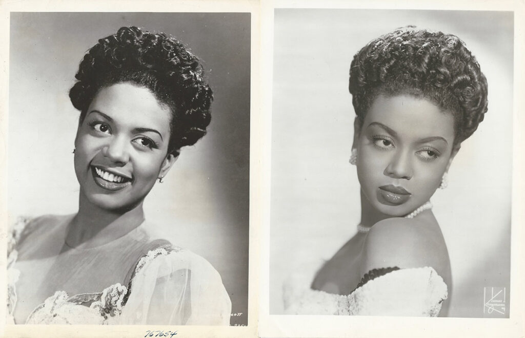 HAZEL SCOTT at CAFÉ SOCIETY UPTOWN (1942-45) Set of 3 publicity portraits - Image 2