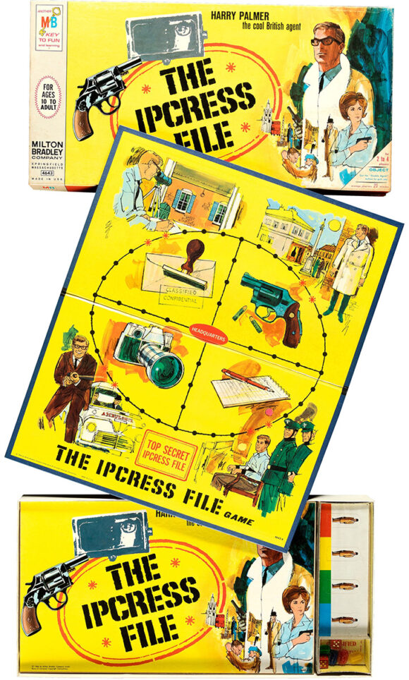 Len Deighton (source) THE IPCRESS FILE [1965] Board game