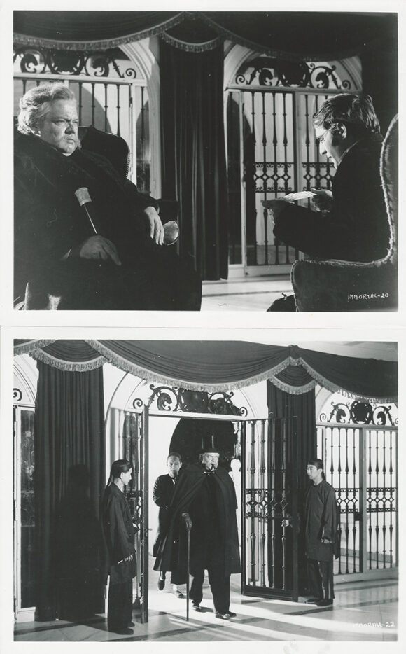 Orson Welles' THE IMMORTAL STORY [UNE HISTOIRE IMMORTELLE] (1968) Set of 5 French photos - Image 3