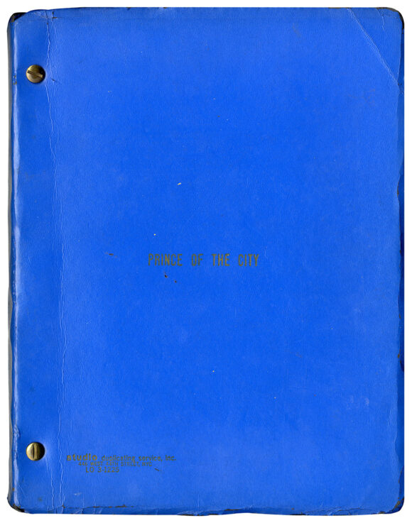 Sidney Lumet (director) PRINCE OF THE CITY (Jan 1980) Final Draft film script