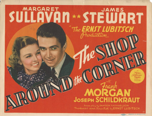 SHOP AROUND THE CORNER, THE (1940) Title lobby card