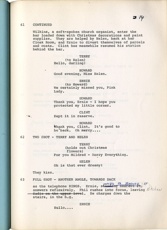 (LGBTQ film) SOME OF MY BEST FRIENDS ARE... [under working title: THE BAR] (Mar 19, 1970) Revised film script - Image 2