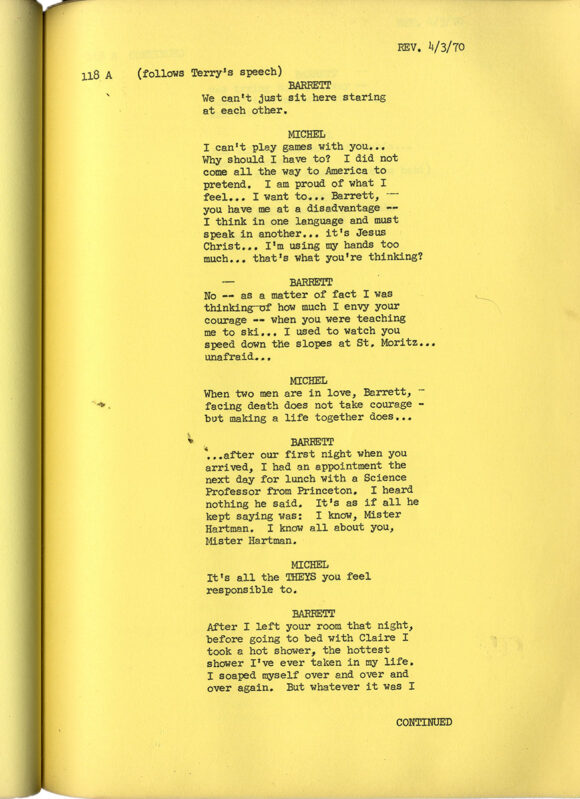 (LGBTQ film) SOME OF MY BEST FRIENDS ARE... [under working title: THE BAR] (Mar 19, 1970) Revised film script - Image 4