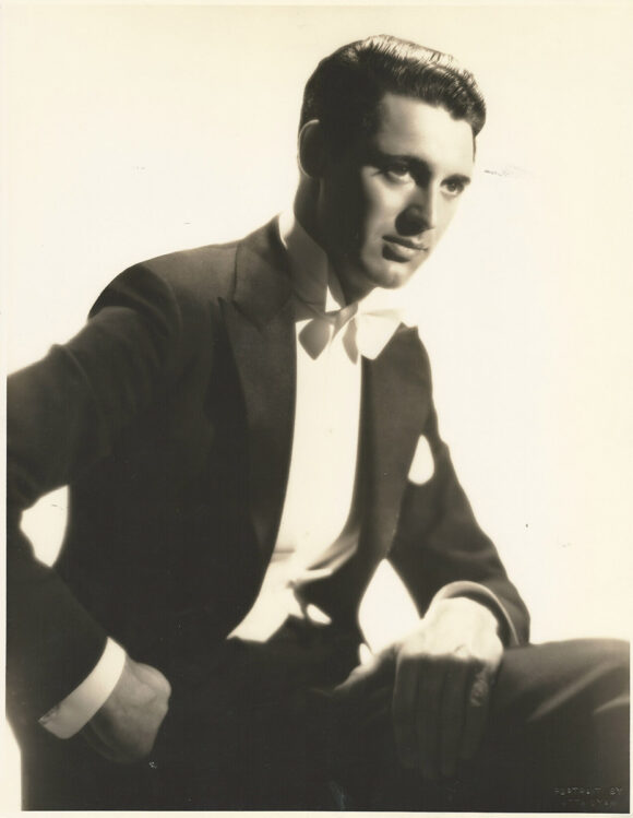 CARY GRANT IN FORMAL WEAR (1932) Oversized photo by Otto Dyar