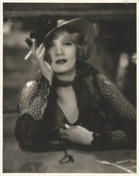 MARLENE DIETRICH AS PROSTITUTE | BLONDE VENUS [1932] Oversized portrait by Don English - 1