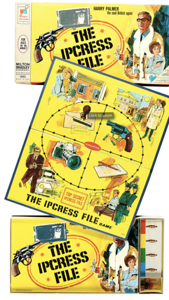 Len Deighton (source) THE IPCRESS FILE [1965] Board game