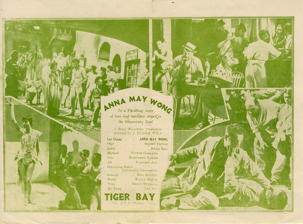 ANNA MAY WONG | TIGER BAY [1934] UK flyer - Image 2