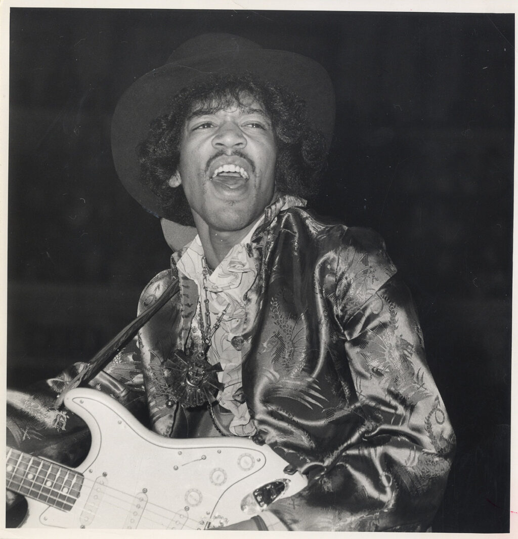 JIMI HENDRIX [ca. 1969] UK portrait by Peter Stuart