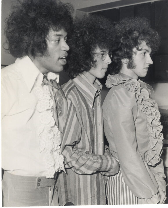 THE JIMI HENDRIX EXPERIENCE [ca. 1968] UK portrait by George Tremlett