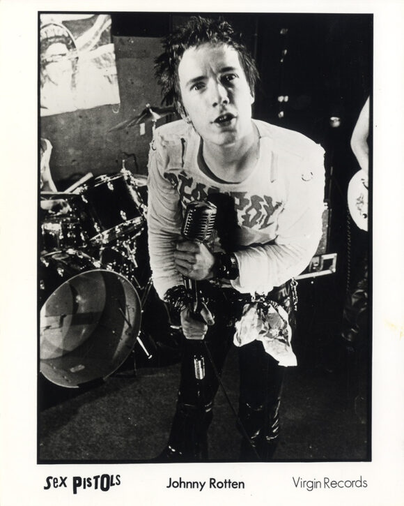 JOHNNY ROTTEN | THE SEX PISTOLS [ca. 1977] Set of 2 photos