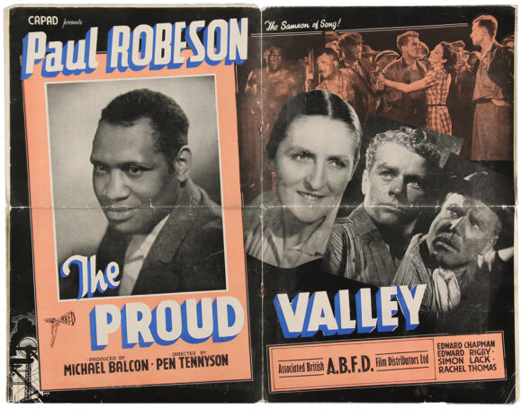 Paul Robeson (actor) THE PROUD VALLEY [1940] UK pressbook - Image 3