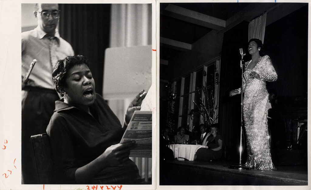 SARAH VAUGHAN (ca. 1950s) Photo archive - Image 6