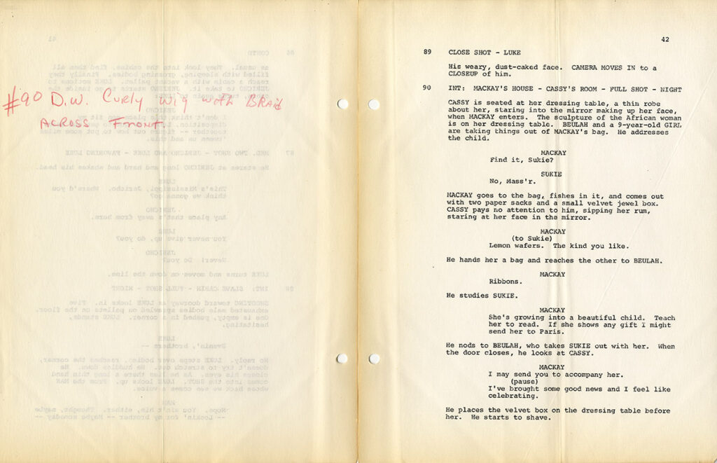 (Blaxploitation film) John O. Killens (writer) SLAVES (Jul 5, 1968) Film script - Image 3