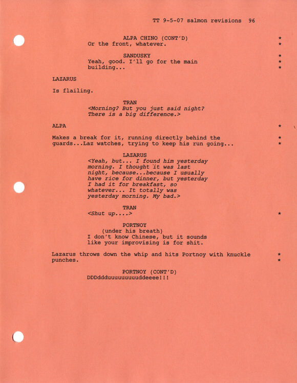 Ben Stiller (director) TROPIC THUNDER (2007) Rainbow film script and production archive - Image 5