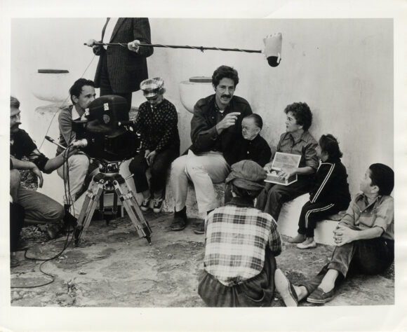 WERNER HERZOG DIRECTING | EVEN DWARFS STARTED SMALL (1970) BTS photo