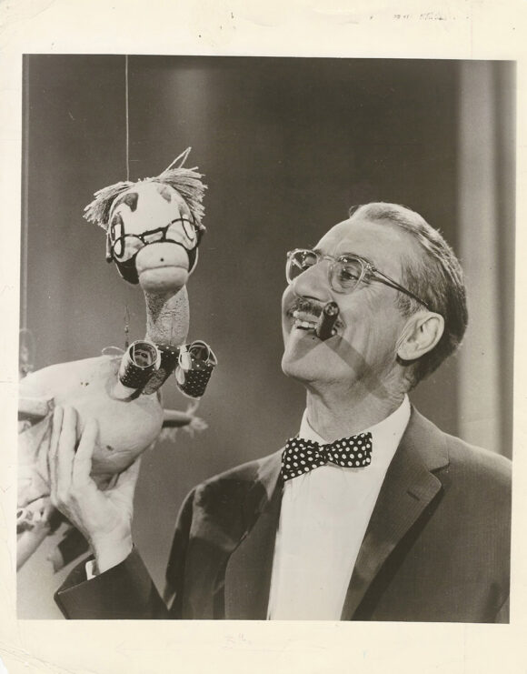 GROUCHO MARX | YOU BET YOUR LIFE (1950) Set of 3 TV photos