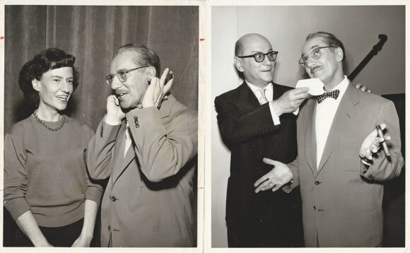 GROUCHO MARX | YOU BET YOUR LIFE (1950) Set of 3 TV photos - Image 3