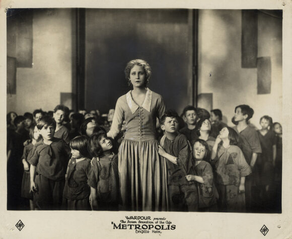 METROPOLIS [1927] UK photo ft. Maria with children